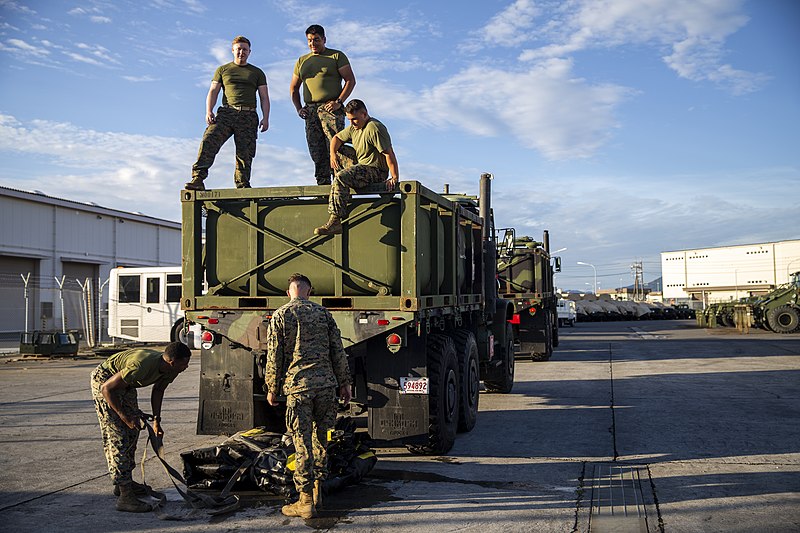 File:220825-M-GV479-1006 - U.S. Marines setup a FARP during Orient Shield 22.jpg