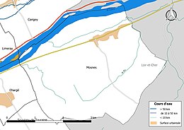 Réseau hydrographique de Mosnes.