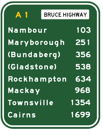 Bruce Highway Map Qld Bruce Highway - Wikiwand