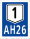 AH26 (N1) sign.svg