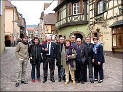 AODJ à Riquewihr dans le vignoble d'Alsace.