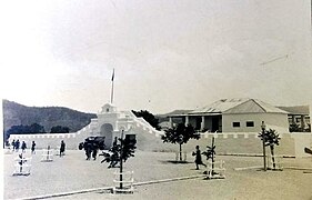 Der Militärposten von Aileu (um 1920)
