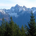 Von links nach rechts: Maningkogel, Acherkogel und Wechnerkogel (von Nordwesten)