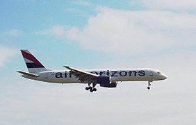 Boeing 757-200 d'Air Horizons sur l'aéroport de La Réunion Roland-Garros.