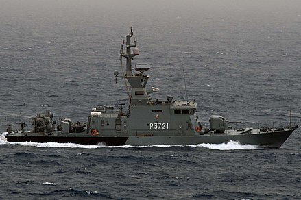 Al-Fahaheel, a La Combattante-class fast attack craft of the Kuwaiti Navy