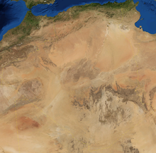 An enlargeable satellite image of Algeria Algeria Blue Marble.png