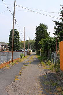 Mine Street in Marion Heights Alley in Marion Heights.JPG