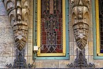 Detail van het Koninklijk Theater Tuschinski (1921) in art deco-stijl, Amsterdam