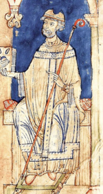 Anselm of Canterbury is known for his formulation of the ontological argument aiming to prove the existence of God. Anselm of Canterbury2.png