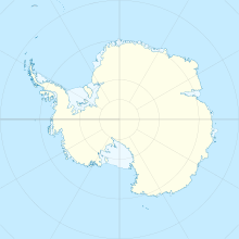 東オングル島の位置（南極大陸内）