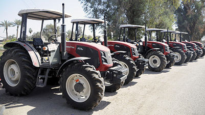 ArmaTrac 854e tractors in Iraq 2011.jpg