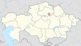 Nur-Sultan – Localizzazione