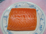 Filet of an Atlantic salmon