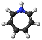 Model molekuly 1H-azepinu