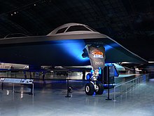 Restored B-2 Spirit full-scale test unit on display at the National Museum of the United States Air Force B-2.jpg