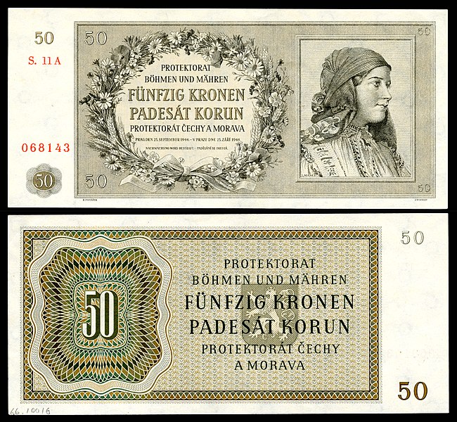 File:BOH&MOR-10-Protectorate of Bohemia and Moravia-50 Korun (1944).jpg