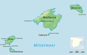 Balearische Inseln und Balearen-Meer