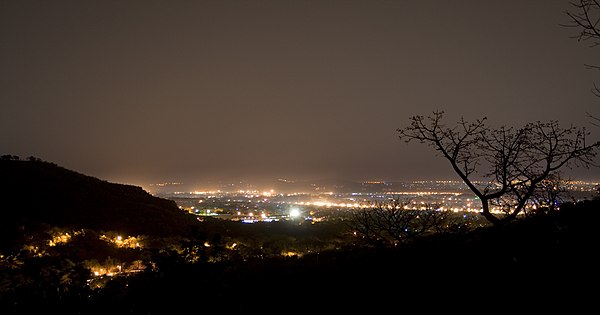 Image: Bamako night hills may 2007