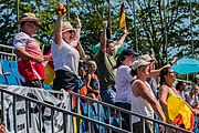 Deutsch: Beachhandball U-17-Europameisterschaften 2019 (Beach handball Euro); Tag 4: 30. Juni – Mädchen, Halbfinale, Niederlande-Deutschland 0:2 (25:30, 18:19) English: 2019 Women's Ech Beach Handball 17; Day 4: 30 June 2019 – Girls Bronze Medal Match – Netherlands Vs. Germany 0:2 (25:30, 18:19)