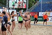 Deutsch: Beachhandball Europameisterschaften 2019 (Beach handball Euro); Tag 6: 7. Juli 2019 – Spiel um Platz Drei, Frauen, Kroatien-Niederlande 0:2 (14:23, 20:22) English: Beach handball Euro; Day 6: 7 July 2019 – Women's Bronze Medal Match – Croatia-Netherlands 0:2 (14:23, 20:22)