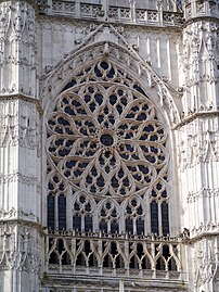 Rosace sud du transept.