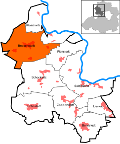 Poziția localității Beesenstedt
