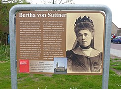 Bertha von Suttner, Nobelprijs voor de vrede.jpg