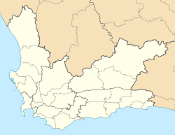 На карті Західної Капської провінції