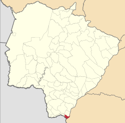 Localização de Mundo Novo em Mato Grosso do Sul
