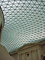 Ceiling of the Great Hall, inside the British Museum