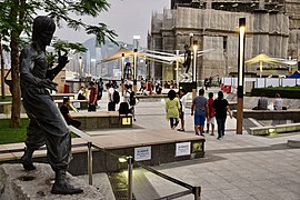 Bruce Lee Statue at Avenue of Stars, HongKong (Ank Kumar) 02.jpg