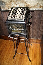 Burroughs Class 2 Duplex Calculating Machine, c. 1915