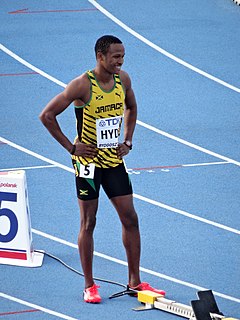 Jaheel Hyde Jamaican athlete