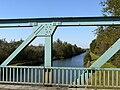 Le canal de l'Oise à l'Aisne près de Chavignon, Aisne.