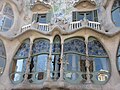 Finestre della Casa Batlló di Antoni Gaudí, Barcellona