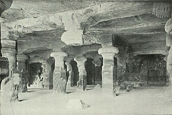 Cova de l'Elephanta Mağaraları, 1905
