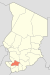 Chad 20 region locator map 2008-02.svg