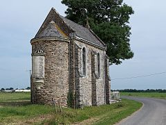 Photographie du chevet de la chapelle de la Babinais.