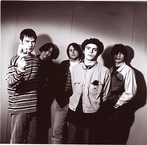 The Charlatans during their early days.