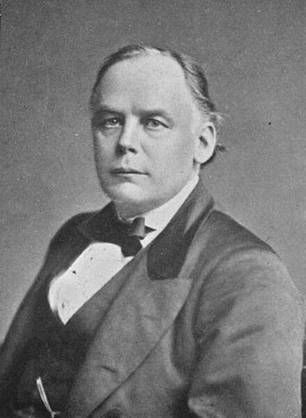 Charles Bradlaugh, whose facial resemblance to Bottomley helped foster the rumour that he was the latter's biological father