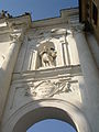 Particolare dell'arco del Belvedere o Arco della Madonna del Popolo