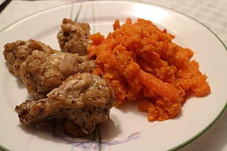 <span class="mw-page-title-main">Mashed carrot</span>