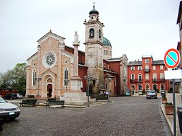 Kerk in het centrum van Bosco Chiesanuova