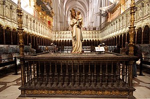 Choir & the Virgen Blanca - Cathedral of Toledo.JPG