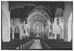 The interior of Christ Church, Greenwich. Christ Church, Greenwich, Connecticut. LOC gsc.5a02609.jpg