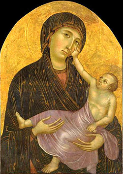 Castelfiorentino Madonna (c. 1283-1284) attributed to Cimabue