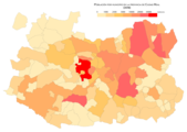 2018 yılında belediyeye göre nüfus