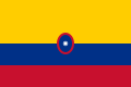 Súčasná civilná námorná vlajka Kolumbie