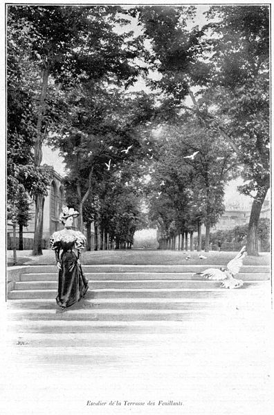 File:Clément Maurice Paris en plein air, BUC, 1897,061 Escalier de la Terrasse des Feuillants.jpg