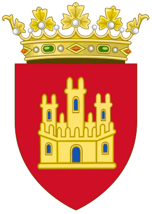 Coat of Arms of Castile (1390-15th Century).svg